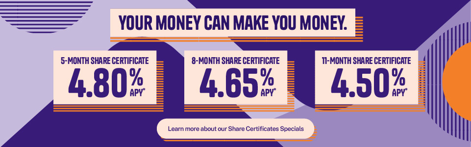 Share Certificate Specials